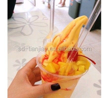 Mango Flavor Servir en poudre de crème glacée pour l'Asie Amérique du Sud Afrique Moyen-Orient