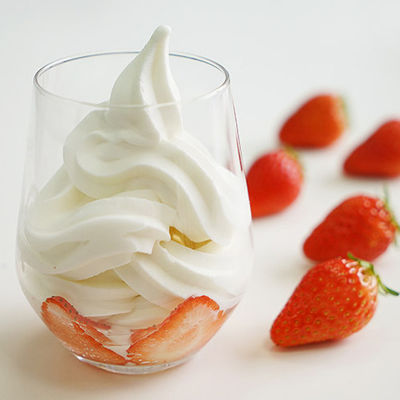 Mélange de crème glacée douce en poudre Vanille Matcha Chocolat Fraise pour le stockage à sec