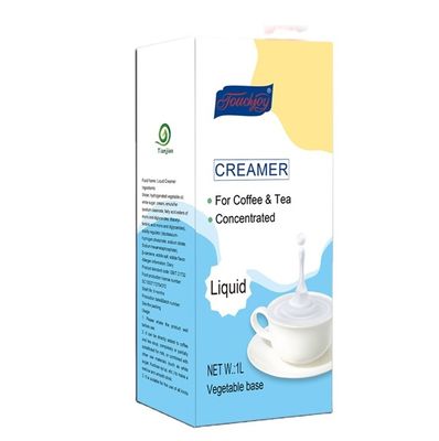 Crème à café non laitière liquide blanche avec une durée de conservation de 9 mois