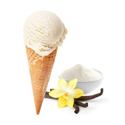 Des friandises délicieuses avec saveur de vanille, glace en poudre, mélange de 25 kg.