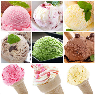 Des friandises délicieuses avec saveur de vanille, glace en poudre, mélange de 25 kg.
