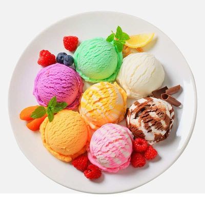 Des friandises délicieuses avec saveur de vanille, glace en poudre, mélange de 25 kg.