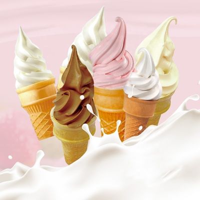 Crème glacée blanche saveur de lait poudre instantanée en mélange de crème glacée en poudre