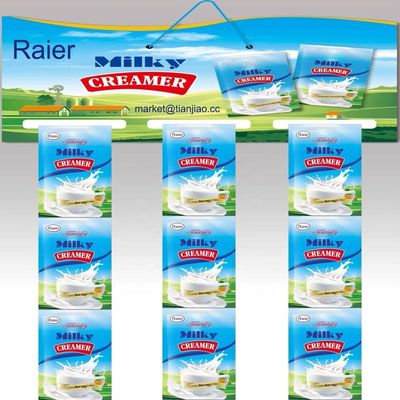 15g 20g 35g 250g Sachet de crème non lactée à conserver dans un endroit frais et sec de 25 kg