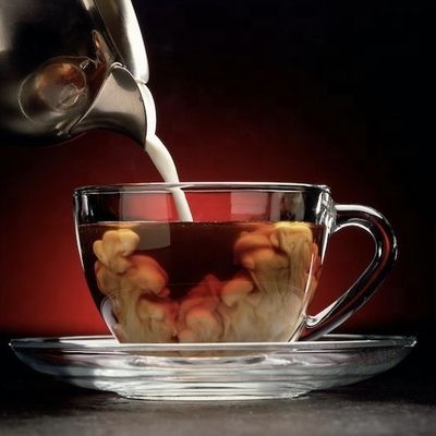 Cappuccino crème mousseuse avec 2 à 4% de protéines